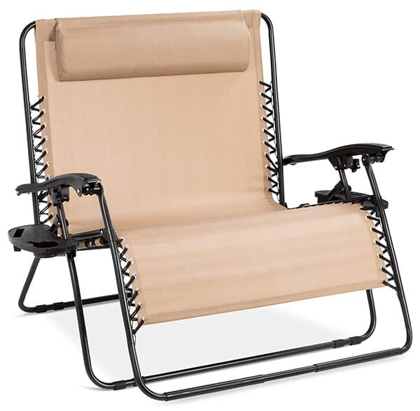 2-Person Double Wide Lounge Chair