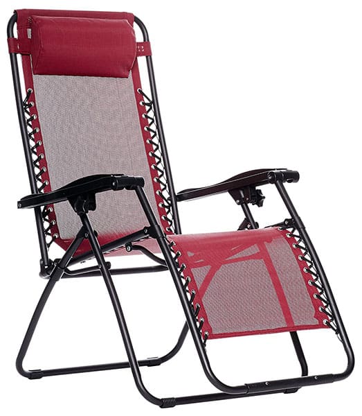 AmazonBasics Outdoor Zero Gravity Lounge Folding Chair