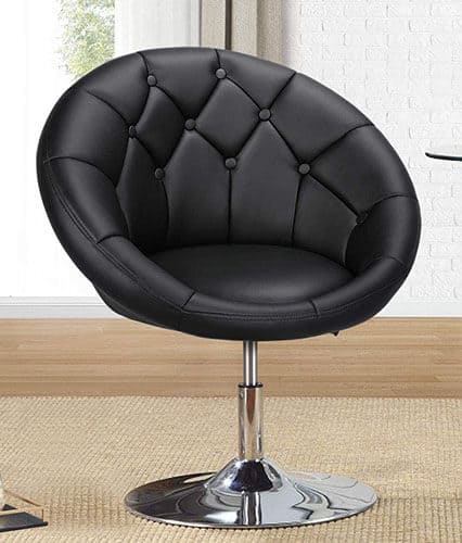 Yaheetech Round Tufted Back Chair